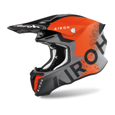 Airoh Motocross Helmet Twist 2.0 Bit - Matte Orange / Black / Grey