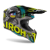 Airoh Motocross Helmet Wraap Alien - Matte Yellow