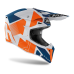 Airoh Motocross Helmet Wraap Raze - Matte Orange / Blue