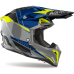 Airoh Motocross Helmet Aviator 3 Push - Gloss Blue