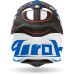 Airoh Motocross Helmet Strycker Skin - Matte Blue
