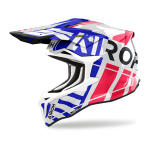 Airoh Motocross Helmet Strycker Brave - Glans Blue / Red