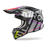 Airoh Motocross Helmet Strycker Brave - Glans Grey