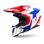 Airoh Motocross Helmet Twist 3 Dizzy - Glans Blue / Red