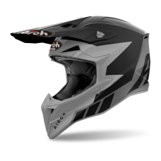 Airoh Motocross Helmet Wraap Reloaded - Mat Antraciet