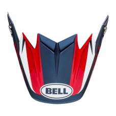 Bell Helmklep Moto-9 Flex Division - Wit / Blauw / Rood