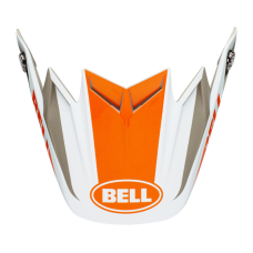 Bell Helmklep Moto-9 Flex Division - Wit / Oranje / Sand