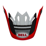 Bell Helmklep Moto-9 Prophecy - Wit / Rood / Zwart
