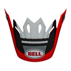 Bell Helmet Visor Moto-9 Prophecy - White / Red / Black
