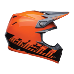 Bell Crosshelm Moto-9 Louver - Zwart / Oranje