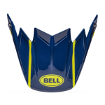 Bell Helmklep Moto-9S Flex Sprint - Donker Blauw / Hi-Viz