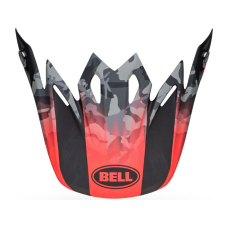 Bell Helmklep Moto-9 Venom - Zwart / Camo / Rood