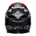 Bell Crosshelm Moto-10 Spherical Fasthouse Privateer - Zwart / Rood