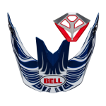 Bell Helmklep Moto-10 Spherical Tomac Replica - Blauw / Wit
