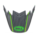 Bell Helmklep Moto-9S Flex Sprite - Grijs / Groen