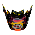 Bell Helmklep Moto-9S Flex Tagger Tropical Fever - Geel / Oranje