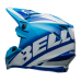 Bell Crosshelm Moto-9S Flex Rail - Blauw / Wit