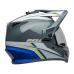 Bell Helm MX-9 Adventure Alpine - Grijs / Blauw