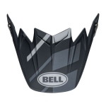 Bell Helmklep Moto-9S Flex Banshee - Satin Zwart / Zilver
