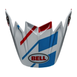 Bell Helmklep Moto-9S Flex Banshee - Wit / Rood