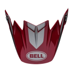 Bell Helmklep Moto-9S Flex Ferrandis Mechant - Rood / Zilver