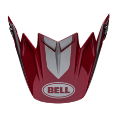 Bell Helmklep Moto-9S Flex Ferrandis Mechant - Rood / Zilver