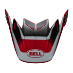 Bell Helmklep Moto-9S Flex Rail - Rood / Wit