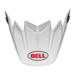 Bell Helmklep Moto-9S Flex Reef - Wit / Rood