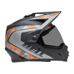 Bell Helm MX-9 Adventure Mesa - Mat Zwart / Oranje Camo