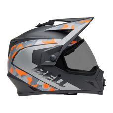 Bell Helm MX-9 Adventure Mesa - Mat Zwart / Oranje Camo