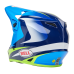 Bell Crosshelm MX-9 Jackal - Blauw / HiViz Geel