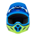 Bell Crosshelm MX-9 Jackal - Blauw / HiViz Geel