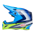 Bell Crosshelm MX-9 Jackal - Blauw / HiViz Geel