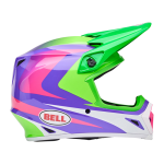 Bell Crosshelm MX-9 Jackal - HiViz Groen / Paars