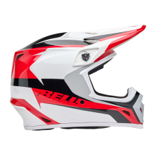 Bell Crosshelm MX-9 Rift - Rood / Wit