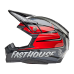 Bell Crosshelm Moto-10 Spherical Fasthouse DITD 25 - Grijs / Rood