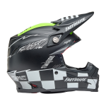 Bell Crosshelm Moto-9S Flex Fasthouse SMKBMB - Zwart / HiViz