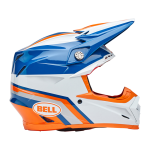 Bell Crosshelm Moto-9S Flex Merchant - Oranje / Blauw