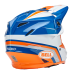 Bell Crosshelm Moto-9S Flex Merchant - Oranje / Blauw