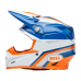 Bell Crosshelm Moto-9S Flex Merchant - Oranje / Blauw