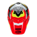 Bell Crosshelm Moto-9S Flex Renen Nova - Zwart / Rood