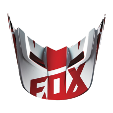 Fox Helmklep 2016 V1 Race - Rood XXS/S