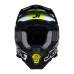 Just1 Motocross Helmet J22 F Dynamo - Black / White / Fluo Yellow