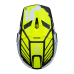 Just1 Motocross Helmet J22 F Dynamo - Black / White / Fluo Yellow