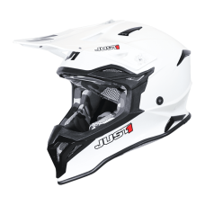 Just1 Motocross Helmet J39 Solid - White