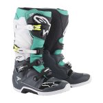 Alpinestars Crosslaarzen Tech 7 - Donker Grijs / Teal / Wit