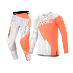 Alpinestars Crosskleding 2020 Techstar Factory Metal - Wit / Oranje
