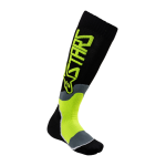 Alpinestars Kinder Cross Sokken MX PLUS-2 - Zwart / Fluo Geel