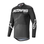 Alpinestars Cross Shirt 2021 Racer Braap - Zwart / Antraciet / Wit