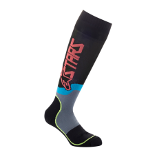 Alpinestars Motocross Socks MX PLUS-2 - Black / Fluo Yellow / Coral